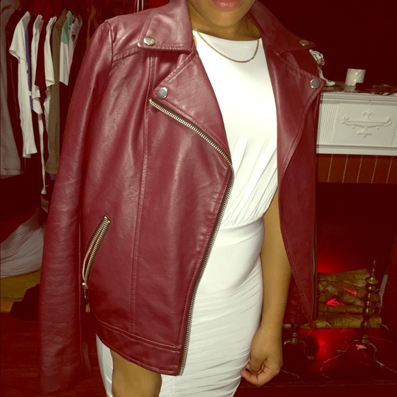 Biker leather jacket