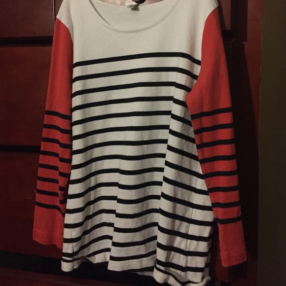 J crew striped shirt