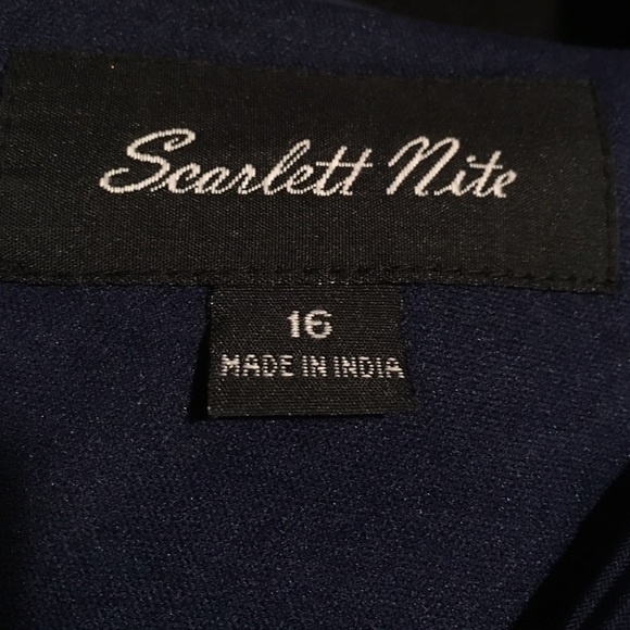 Like New Blue Cocktail Dress - Picture 4 of 4