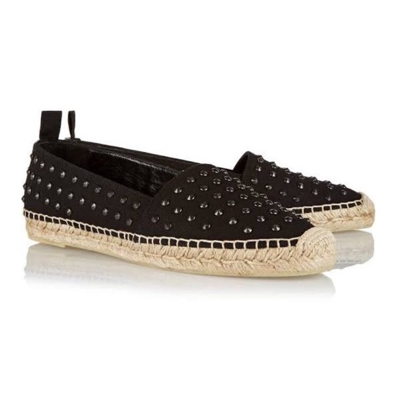 Saint Laurent studded canvas espadrilles - Picture 2 of 3