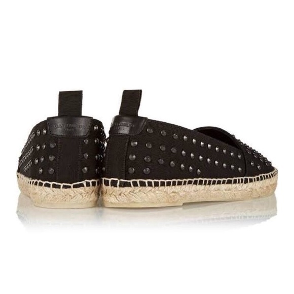 Saint Laurent studded canvas espadrilles - Picture 3 of 3