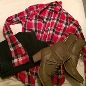 Laid back Plaid Shirt