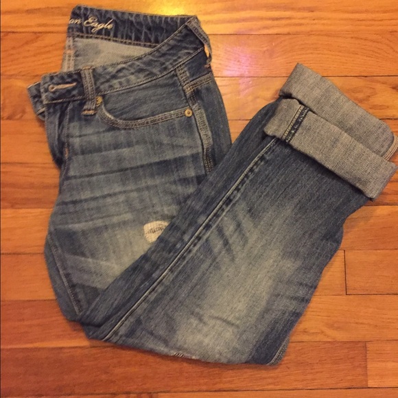 Ripped Boy Fit Jeans