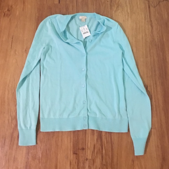 J. Crew Factory Light Blue Cardigan