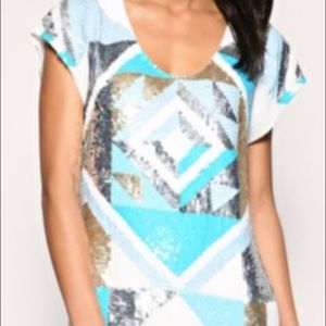 French connection sequin dress