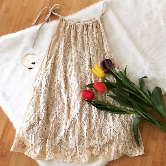 Melati Halter Top Off White