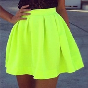 flare mini skirt