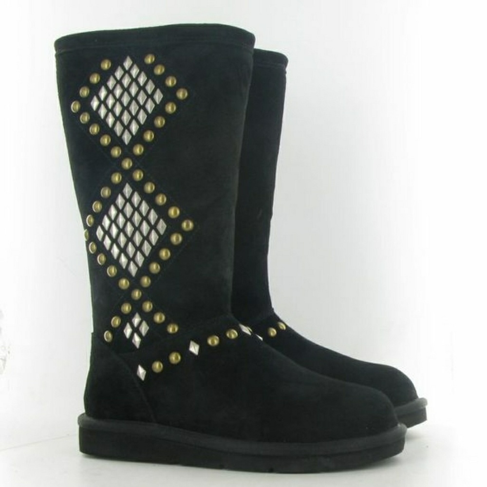 Special Edition Black Studded Uggs