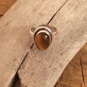 Sterling Silver Tiger's Eye Ring