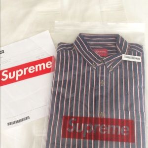 Supreme striped shirt