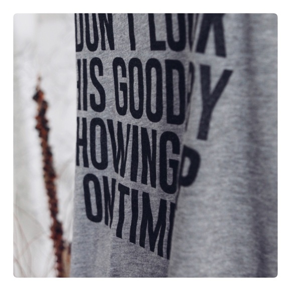 Slouchy heather grey tank - Picture 2 of 4