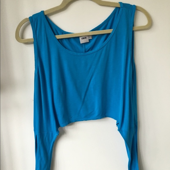 ASOS Blue Crop Top