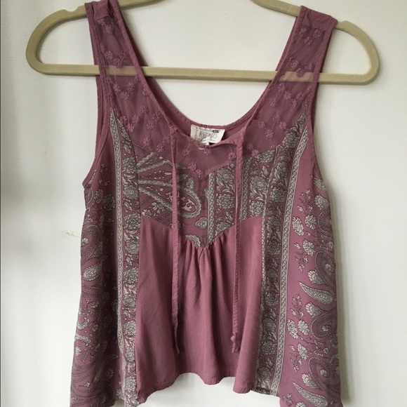 LA Hearts Purple Tank Top