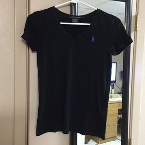 Black Polo Vneck (small)