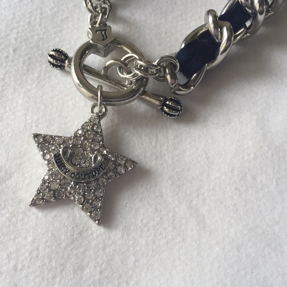 NWT Juicy Couture Silver Tone Chain Link Bracelet - Picture 2 of 4