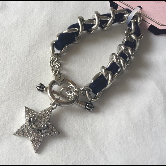 NWT Juicy Couture Silver Tone Chain Link Bracelet - Picture 3 of 4