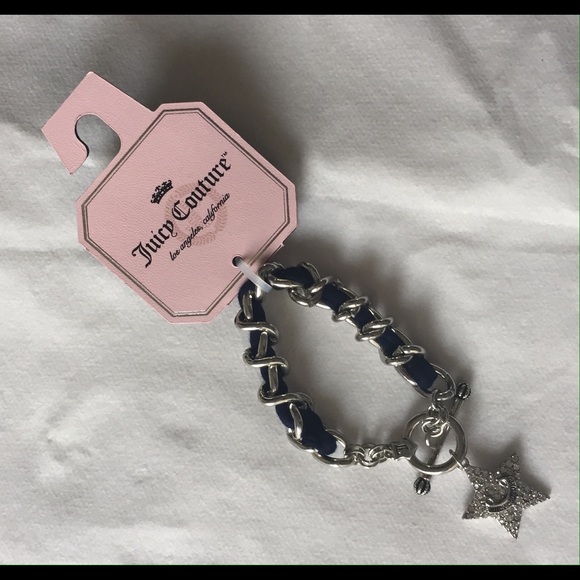 NWT Juicy Couture Silver Tone Chain Link Bracelet - Picture 4 of 4