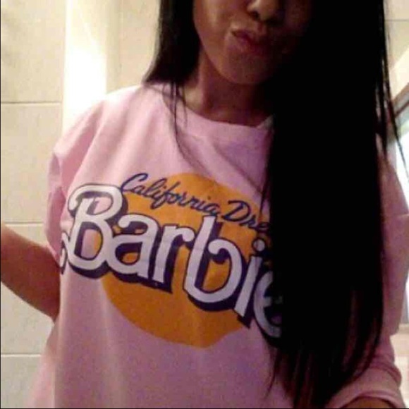 Sweaters - Pink "Barbie" crewneck