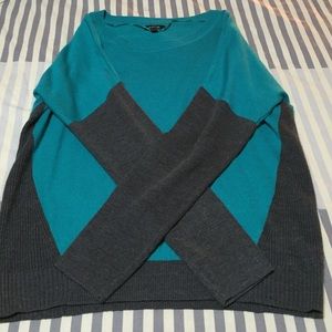 Color block sweater