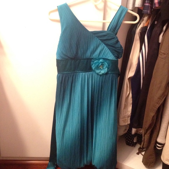 Blue ombré dress
