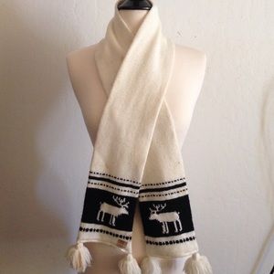 White Winter Scarf