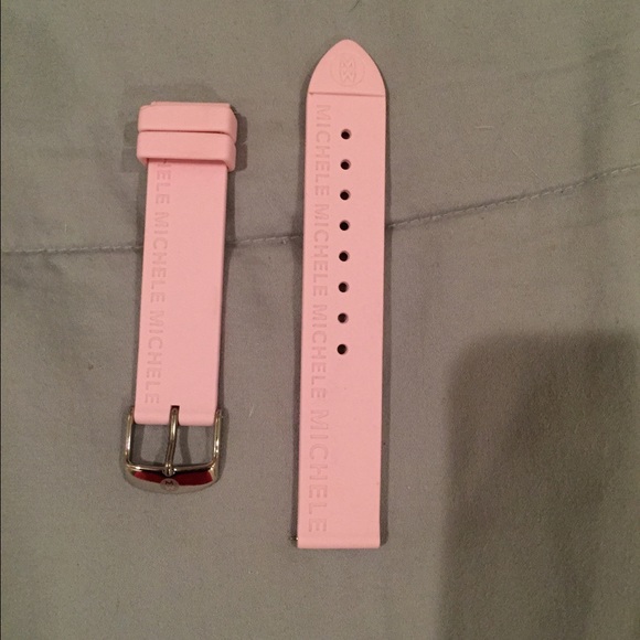 Pink Michele watch band for the CSX 18mm