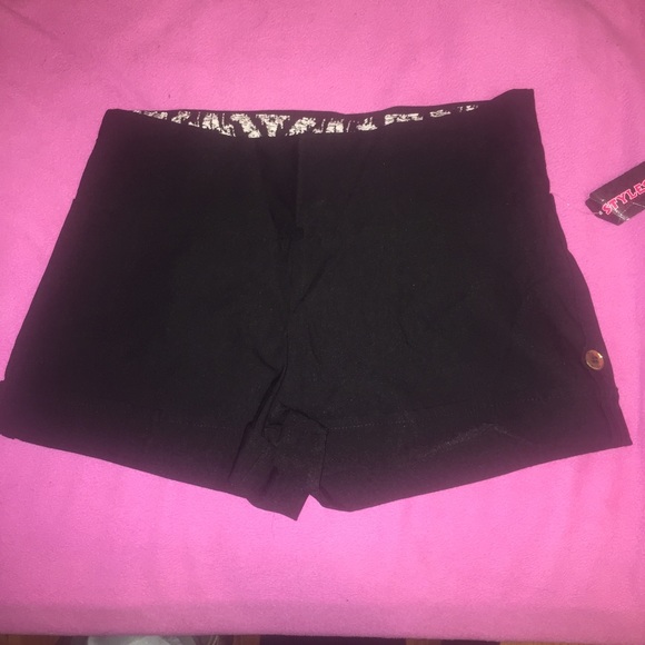 Black shorts