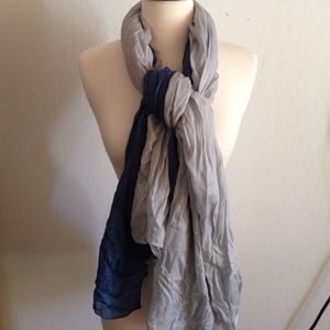 Blue & Gray Lightweight Scarfs