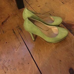 Green High Heels