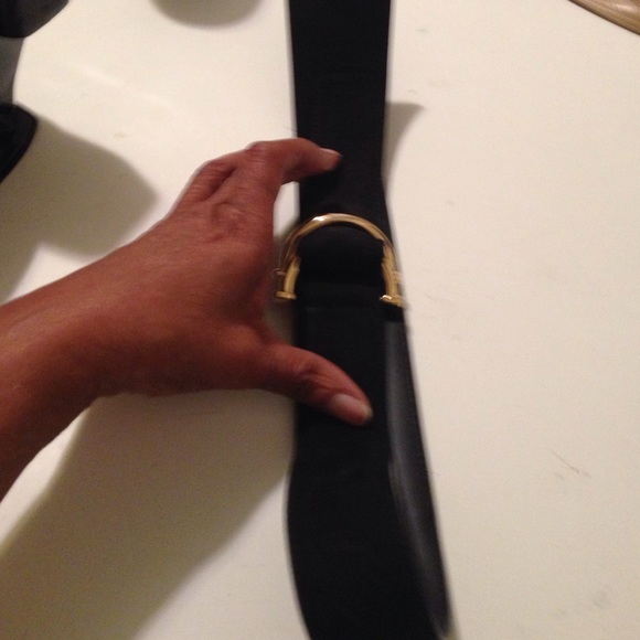 Black suede Italian made belt??sale main image 4
