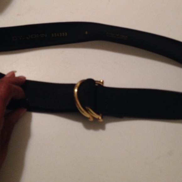 Black suede Italian made belt??sale