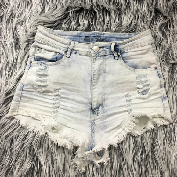 Pants - High Waisted Booty Shorts