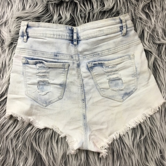 High Waisted Booty Shorts - Picture 2 of 4