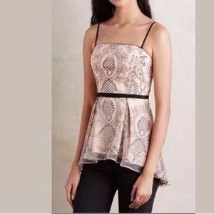 Anthropologie Miette Peplum Top Anthropologie Miette Peplum Top