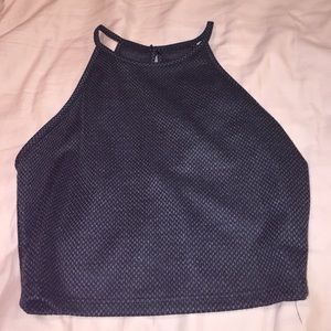 speckled crop top