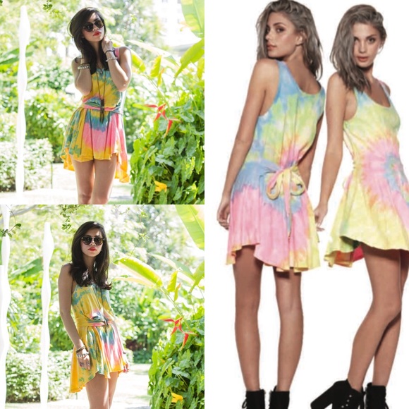UNIF Deadstock Tie Dye Dress - Picture 2 of 4