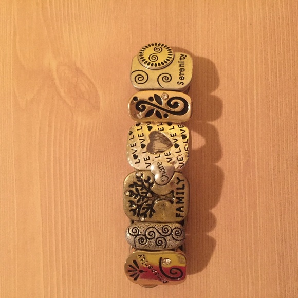 Family Bracelet in Gold and Silver