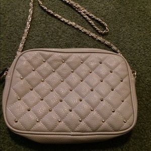 Cute cream cross body bag for sale!