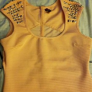 Peach dress used worn once