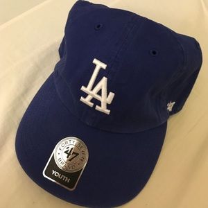 Blue LA youth hat