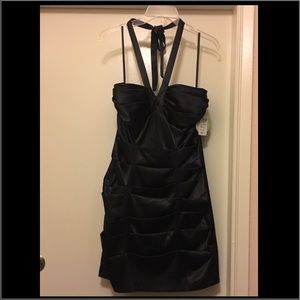 Black cocktail dress.