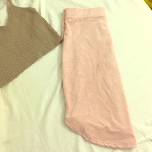 pink skirt
