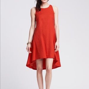 Banana Republic Dresses - Banana republic trapeze dress red summer wedding Banana Republic Dresses - Banana republic trapeze dress red summer wedding