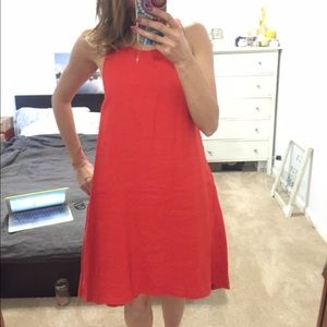 Banana Republic Dresses - Banana republic trapeze dress red summer wedding Banana Republic Dresses - Banana republic trapeze dress red summer wedding