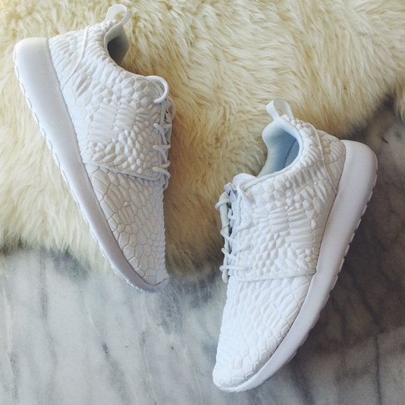 Nike White Roshe One DMB Sneakers - Picture 2 of 4