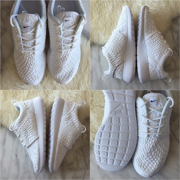 Nike White Roshe One DMB Sneakers - Picture 3 of 4