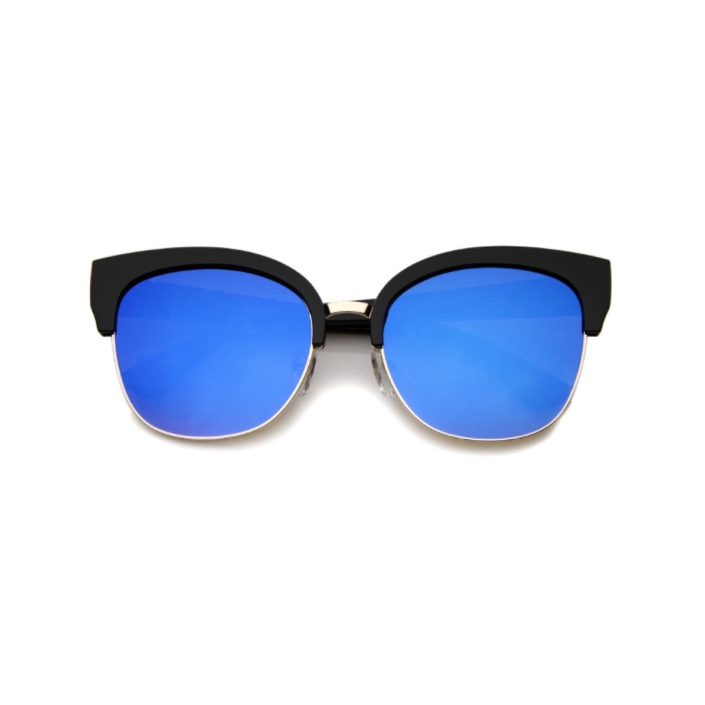 [ KATY ] Blue/Black Cat-Eye Sunglasses