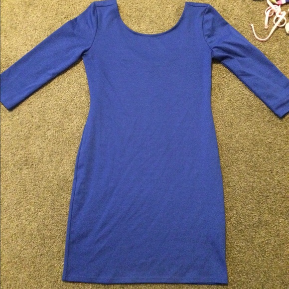 Simple but cute Royal blue dress!