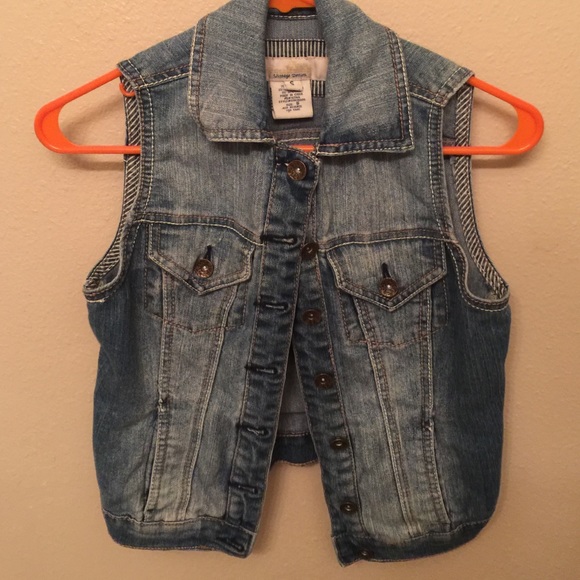 Vintage denim vest