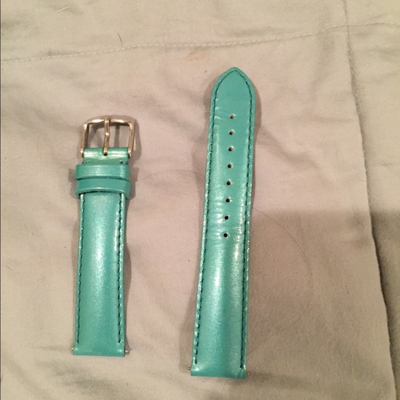 Teal Michele watch band for the CSX 18mm